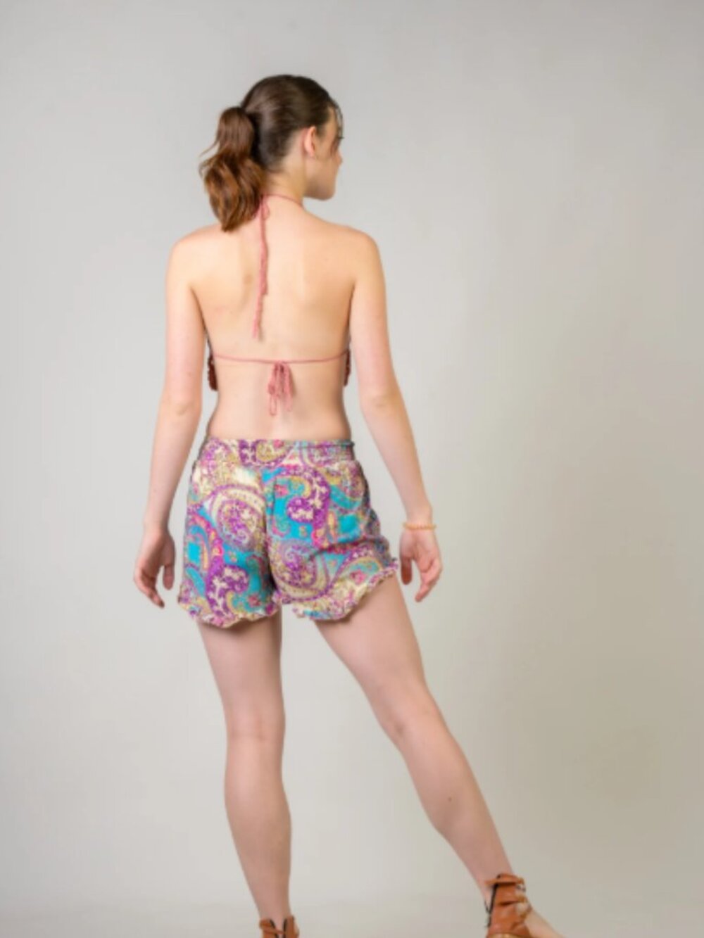 6.) Rhea Patterned Bobbin Shorts (Assorted) - Picture 9 of 9